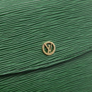 LOUIS VUITTON Epi Montaigne 27 Clutch Bag Green M52654 LV Auth 194230A-17