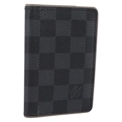 LOUIS VUITTON Damier Grafitte Organizer Dupoch Card Case N63256 LV Auth 194234A