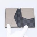LOUIS VUITTON Damier Grafitte Organizer Dupoch Card Case N63256 LV Auth 194234A-13