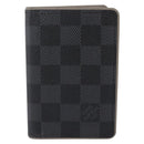 LOUIS VUITTON Damier Grafitte Organizer Dupoch Card Case N63256 LV Auth 194234A-2