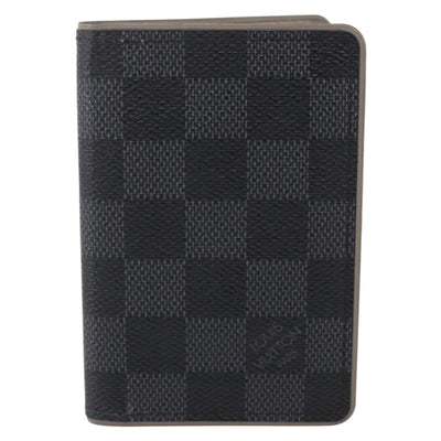 LOUIS VUITTON Damier Grafitte Organizer Dupoch Card Case N63256 LV Auth 194234A - 0