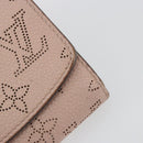 LOUIS VUITTON Mahina Portefeuille Iris Compact Wallet Pink M82757 Auth 194235A-12