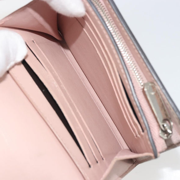 LOUIS VUITTON Mahina Portefeuille Iris Compact Wallet Pink M82757 Auth 194235A