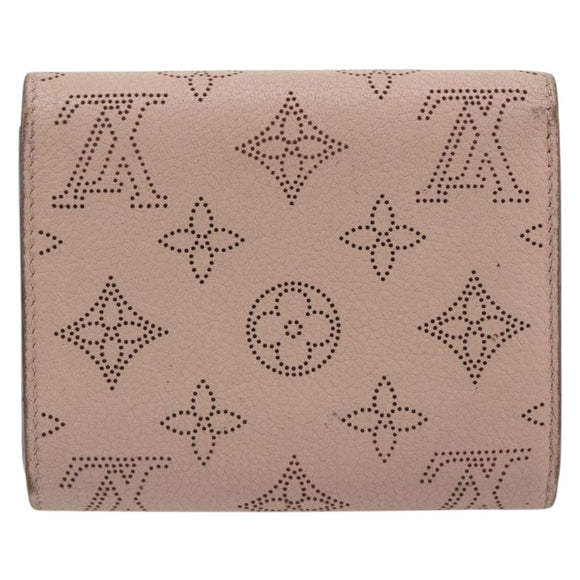 LOUIS VUITTON Mahina Portefeuille Iris Compact Wallet Pink M82757 Auth 194235A