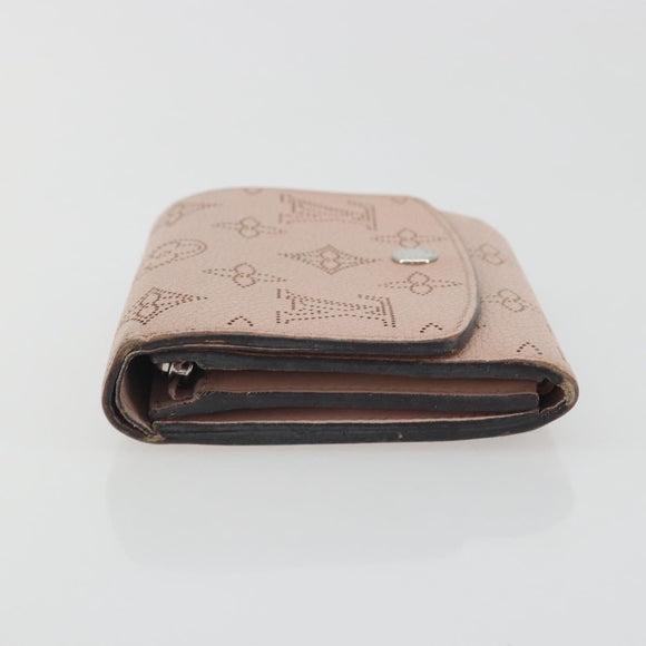 LOUIS VUITTON Mahina Portefeuille Iris Compact Wallet Pink M82757 Auth 194235A