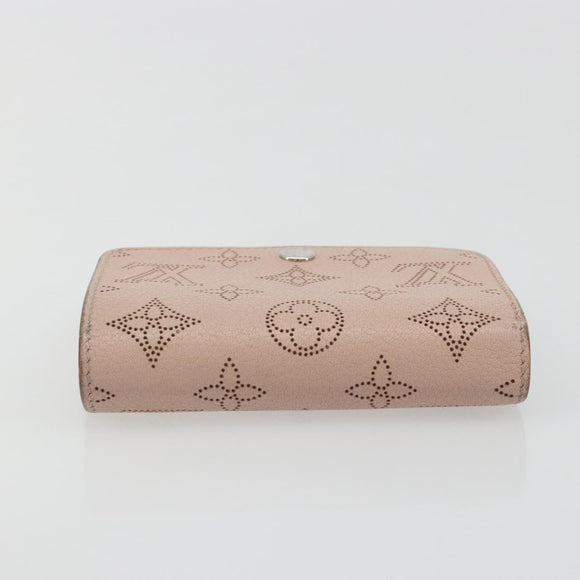 LOUIS VUITTON Mahina Portefeuille Iris Compact Wallet Pink M82757 Auth 194235A