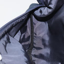 BALENCIAGA Body Bag Canvas Navy Silver Auth 194239-18