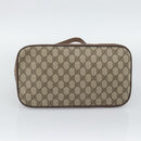 GUCCI GG Supreme Shoulder Bag PVC 2way Beige Gold 000 123 6004 Auth 194241-11
