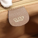 GUCCI GG Supreme Shoulder Bag PVC 2way Beige Gold 000 123 6004 Auth 194241-17