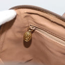 GUCCI GG Supreme Shoulder Bag PVC 2way Beige Gold 000 123 6004 Auth 194241-21
