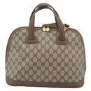 GUCCI GG Supreme Shoulder Bag PVC 2way Beige Gold 000 123 6004 Auth 194241-3