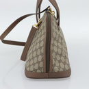 GUCCI GG Supreme Shoulder Bag PVC 2way Beige Gold 000 123 6004 Auth 194241-5