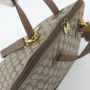 GUCCI GG Supreme Shoulder Bag PVC 2way Beige Gold 000 123 6004 Auth 194241-6