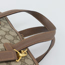 GUCCI GG Supreme Shoulder Bag PVC 2way Beige Gold 000 123 6004 Auth 194241-8