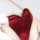 Salvatore Ferragamo Gancini Shoulder Bag Leather Pink Gold Auth 194244A-20