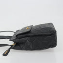 CHANEL Matelasse Tote Bag Patent Leather Black Gold CC Auth 194245-4