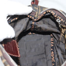 FENDI Zucca Canvas Hand Bag Brown Black Auth 194247-19