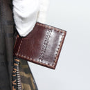 FENDI Zucca Canvas Hand Bag Brown Black Auth 194247-12