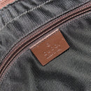 GUCCI GG Canvas Shoulder Bag Beige Silver 35098 Auth 194248-21