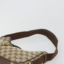 GUCCI GG Canvas Shoulder Bag Beige Gold 92736 Auth 194249V-8