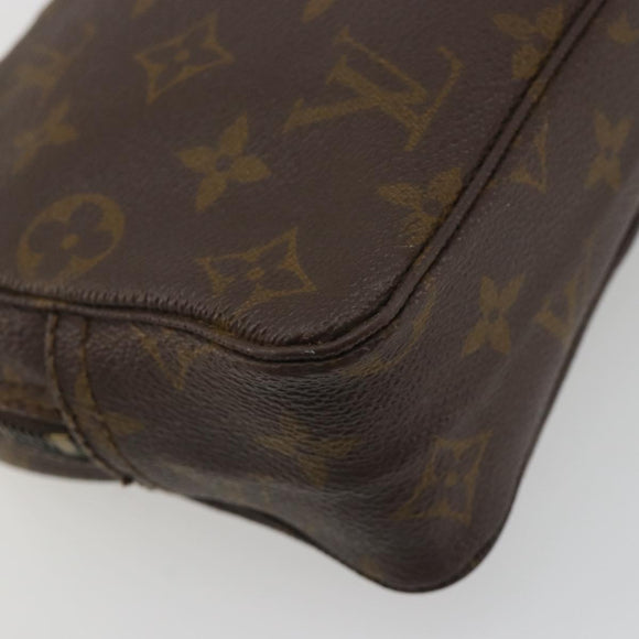 LOUIS VUITTON Monogram Trousse Toilette 18 Pouch M47526 LV Auth 194251