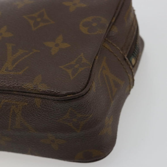 LOUIS VUITTON Monogram Trousse Toilette 18 Pouch M47526 LV Auth 194251