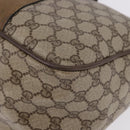 GUCCI GG Supreme Web Sherry Line Hand Bag PVC Beige Gold 39 02 041 Auth 194253-15