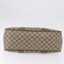GUCCI GG Supreme Web Sherry Line Hand Bag PVC Beige Gold 39 02 041 Auth 194253-5