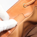 CELINE Macadam Canvas Shoulder Bag PVC Leather Brown Gold Auth 194254A-12