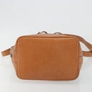 CELINE Macadam Canvas Shoulder Bag PVC Leather Brown Gold Auth 194254A-5