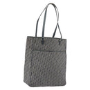 Christian Dior Trotter Canvas Tote Bag Navy Silver Auth 194263-1