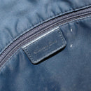 Christian Dior Trotter Canvas Tote Bag Navy Silver Auth 194263-18