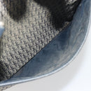 Christian Dior Trotter Canvas Tote Bag Navy Silver Auth 194263-11