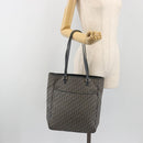 Christian Dior Trotter Canvas Tote Bag Navy Silver Auth 194263-23
