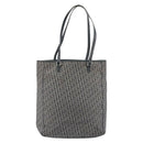 Christian Dior Trotter Canvas Tote Bag Navy Silver Auth 194263-2