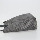 Christian Dior Trotter Canvas Tote Bag Navy Silver Auth 194263-4