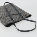 Christian Dior Trotter Canvas Tote Bag Navy Silver Auth 194263-6