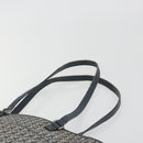 Christian Dior Trotter Canvas Tote Bag Navy Silver Auth 194263-14