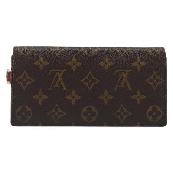 LOUIS VUITTON Monogram Portefeuille Accordion Long Wallet M58008 LV Auth 194269A