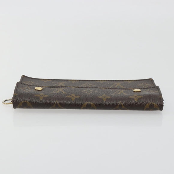 LOUIS VUITTON Monogram Portefeuille Accordion Long Wallet M58008 LV Auth 194269A