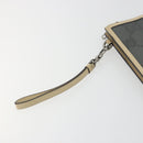 GUCCI GG Emboss Clutch Bag Canvas Gray Silver 625598 525040 Auth 194270A-14
