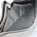 GUCCI GG Emboss Clutch Bag Canvas Gray Silver 625598 525040 Auth 194270A-19
