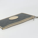 GUCCI GG Emboss Clutch Bag Canvas Gray Silver 625598 525040 Auth 194270A-6