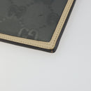 GUCCI GG Emboss Clutch Bag Canvas Gray Silver 625598 525040 Auth 194270A-8