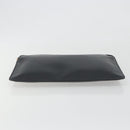 Valextra Clutch Bag Leather Black Gold Auth 194271A-6
