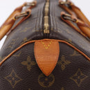 LOUIS VUITTON Monogram Speedy 35 Hand Bag M41524 LV Auth 194276V-18