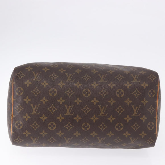 LOUIS VUITTON Monogram Speedy 35 Hand Bag M41524 LV Auth 194276V