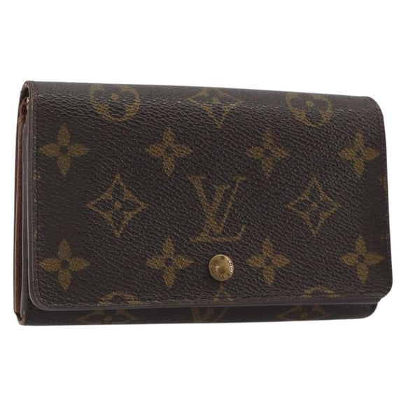 LOUIS VUITTON Monogram Portefeuille Tresor Bifold Wallet M61736 LV Auth 194277A
