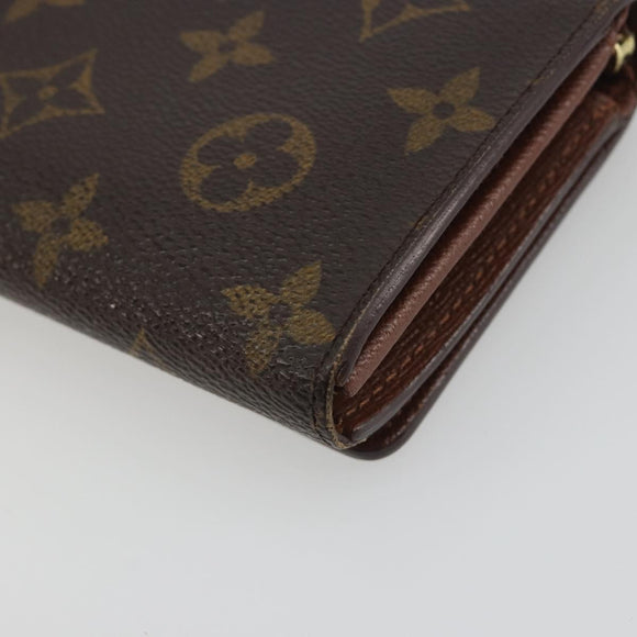 LOUIS VUITTON Monogram Portefeuille Tresor Bifold Wallet M61736 LV Auth 194277A