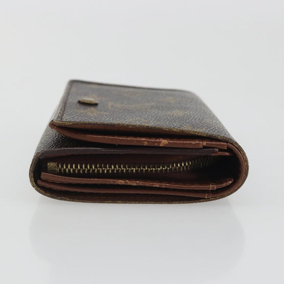 LOUIS VUITTON Monogram Portefeuille Tresor Bifold Wallet M61736 LV Auth 194277A